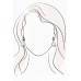 Jaida Green Stone Drop Earring