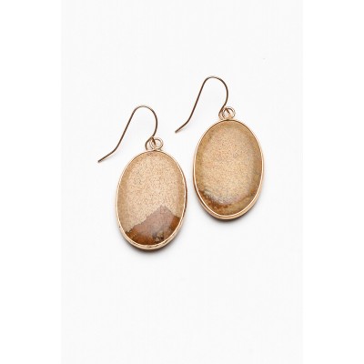 Embrace Tan Drop Earring