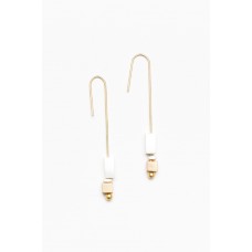 Grace Gold Beaded Drop Earring