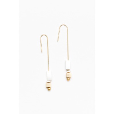 Grace Gold Beaded Drop Earring