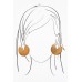 Mara Camel Wood Earring