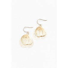 Brodie Gold Leaf Earring