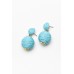 Drew Blue Woven Earring