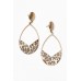 Jovie Cheetah Teardrop Earring