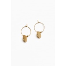 Shay Gold Hoop Beaded Earring