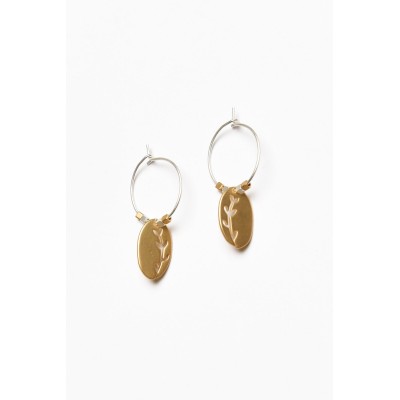 Tara Gold Metal Beaded Earring