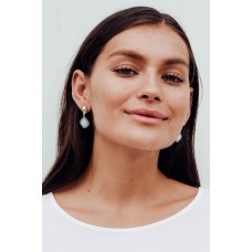 Jaida Green Stone Drop Earring