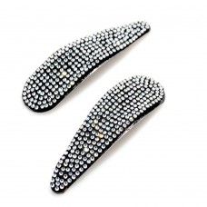 New York Collection Crystal Snap Clip Set